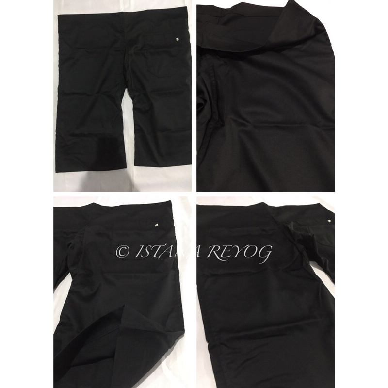 celana hitam / celana hitam 3/4 / celana hitam pendek