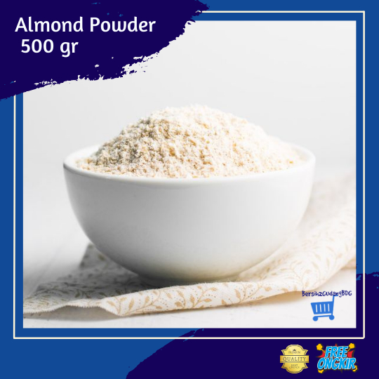 

Almond Powder Meal Bubuk Extra Fine Raw 500 gr / Almond Bubuk Tepung Mentah