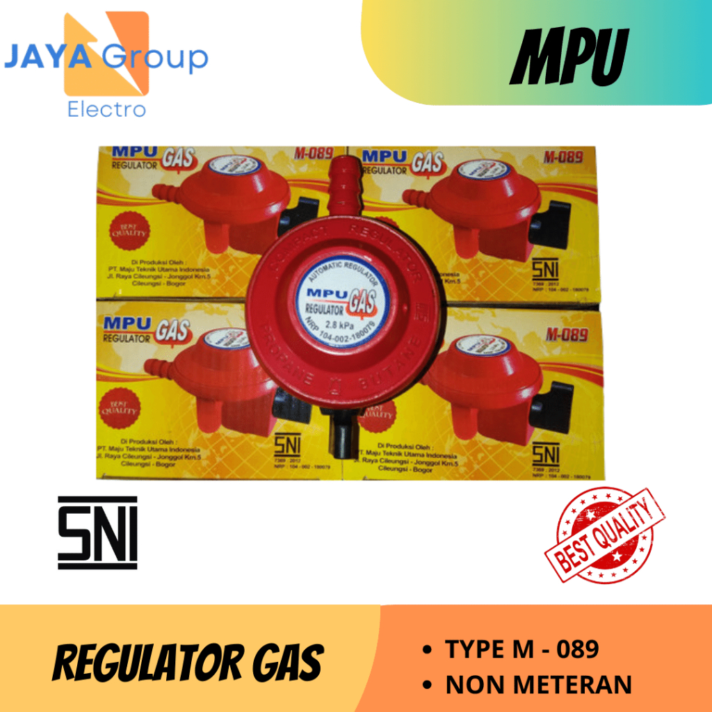 REGULATOR GAS MPU NON METERAN M-089