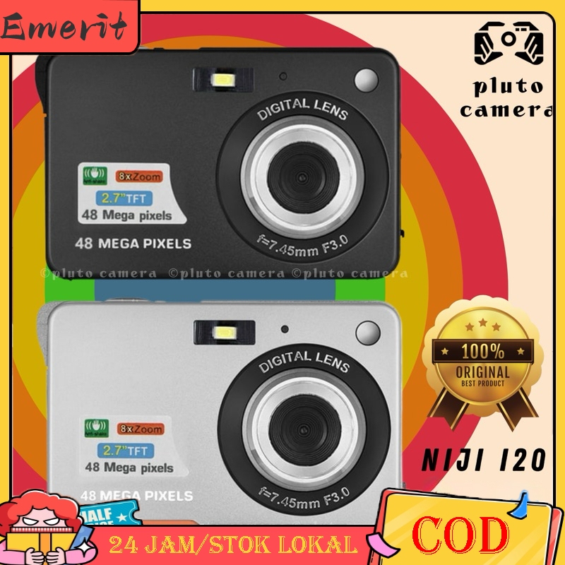 【ORIGINAL】 NIJI i20 Digital Camera Digicam Kamera Pocket 48MP Digital Digicam Kamera Pocket1080P Kam