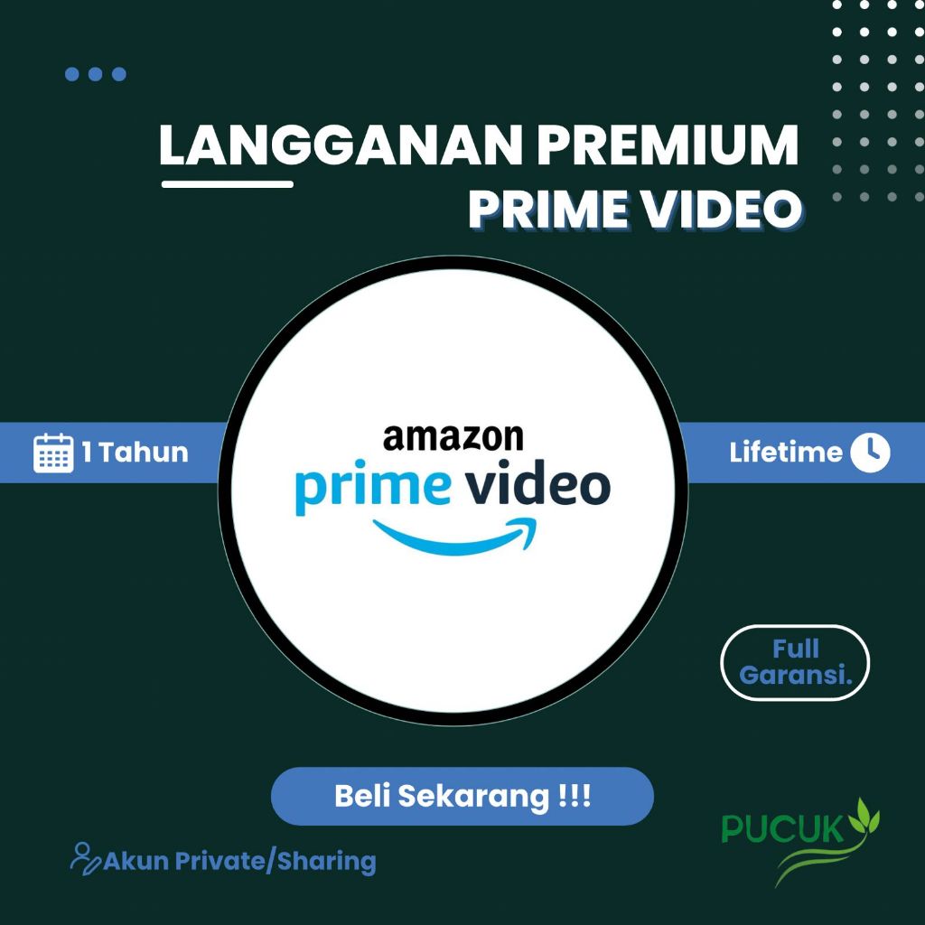 Prime Video 1 Tahun Murah Bergaransi Private & Sharing