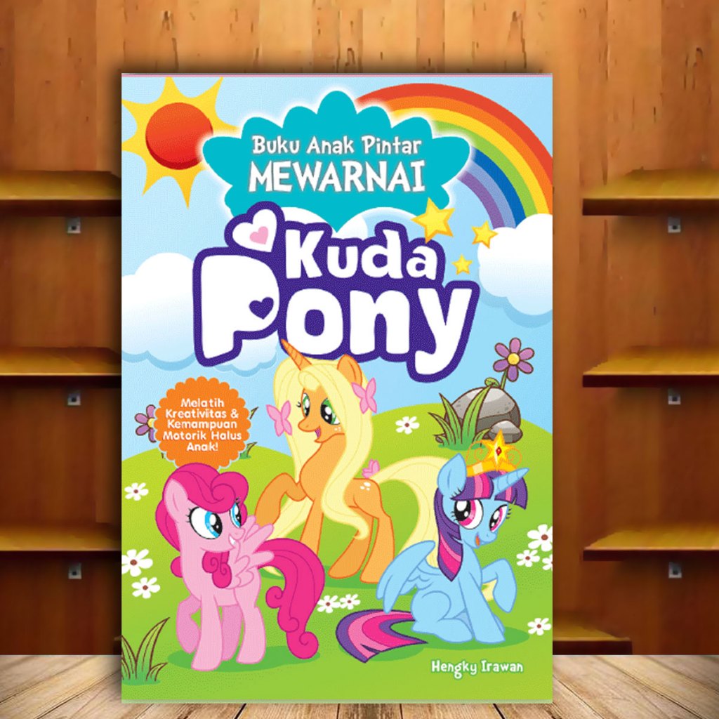 Buku Anak Pintar Mewarnai Kuda Pony
