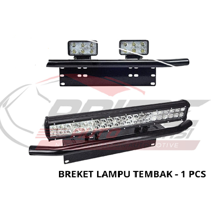 BREKET BRECKET LAMPU TEMBAK SOROT di Plat Nomor Mobil