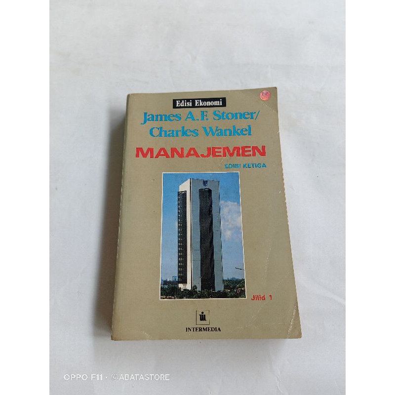 BUKU MANAJEMEN JILID 1 EDISI 3 JAMES A F STONER