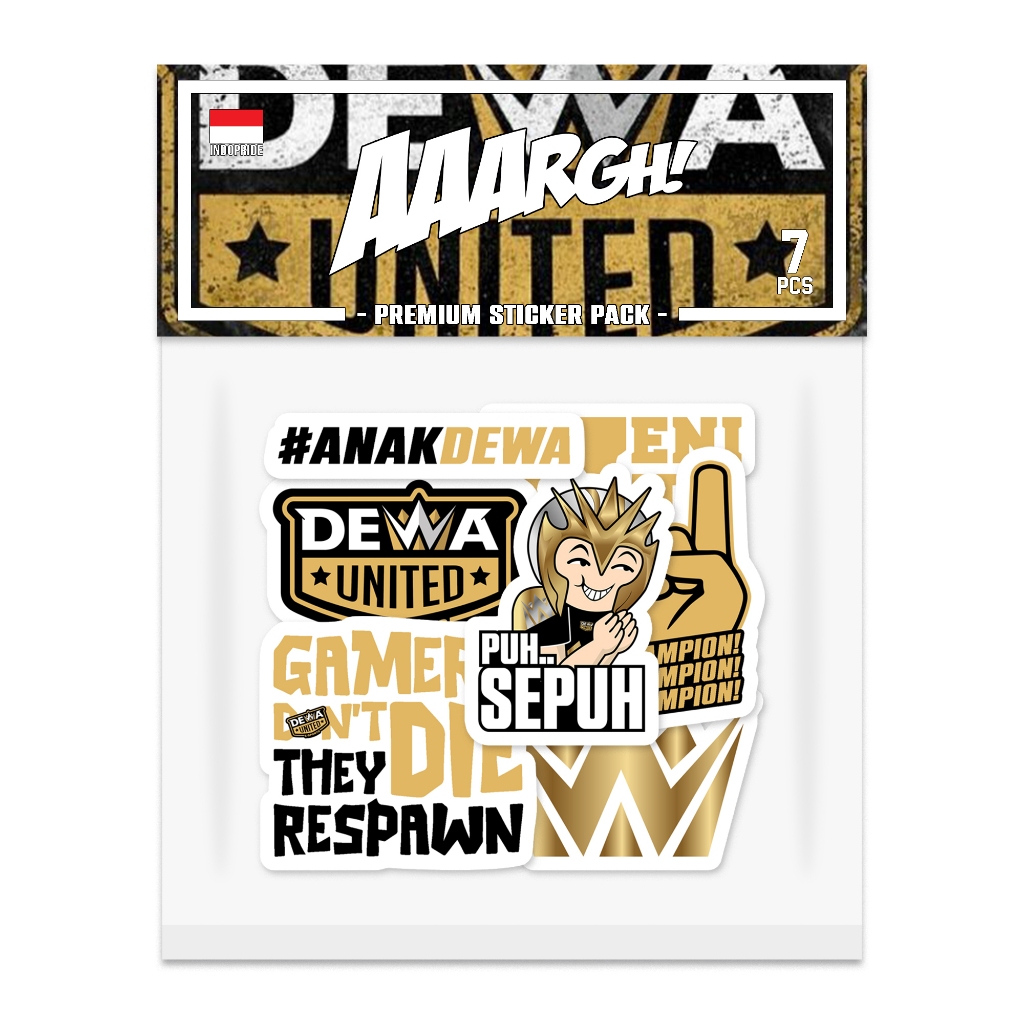 

Stiker DEWA UNITED ESPORTS Sticker Pack