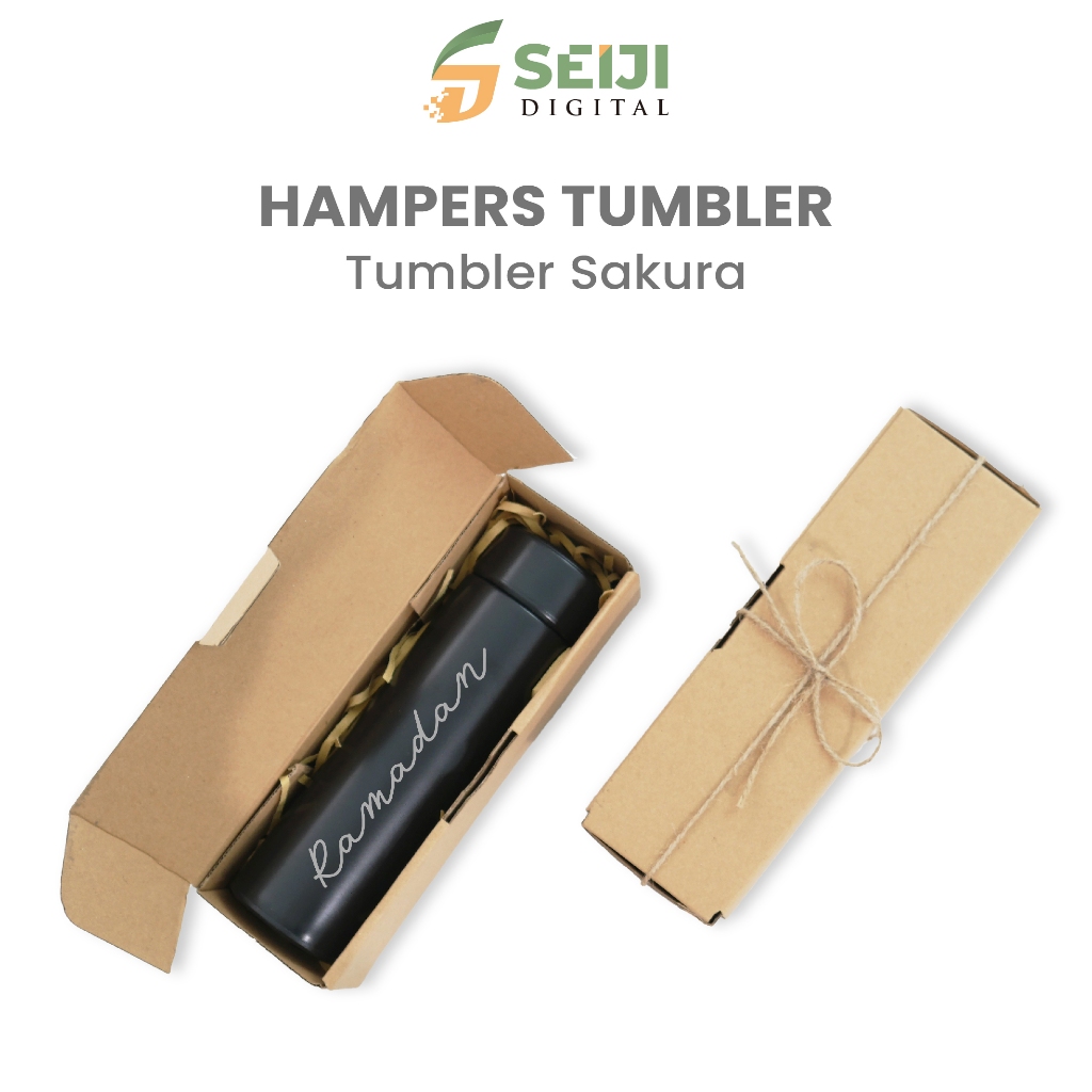 

Dus/Box Hampers Untuk Tumbler (Tidak Termasuk Tumbler) - Seiji Digital