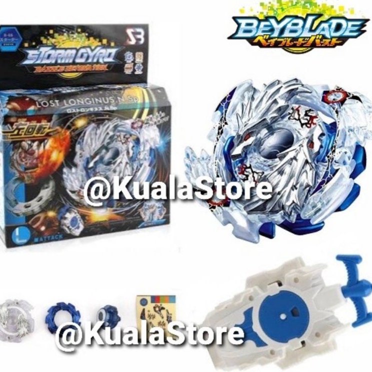Igc Beyblade Burst Lost Longinus Metal Dragon B66 String Launcher Gasing Gangsing Kuala Store Beybla