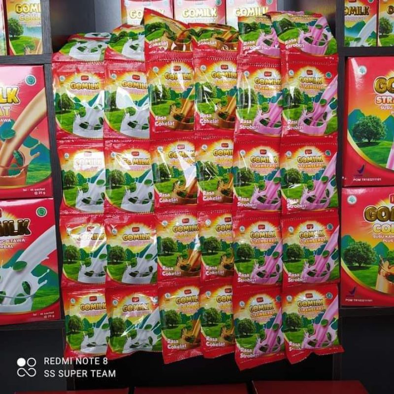 

GOMILK RENCENG 1 renceng isi 10 sachet dan setiap sachet isi 25g