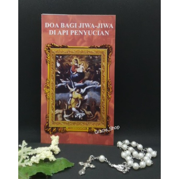 Paket Lembar Doa dan Rosario Jiwa-jiwa di Api Penyucian