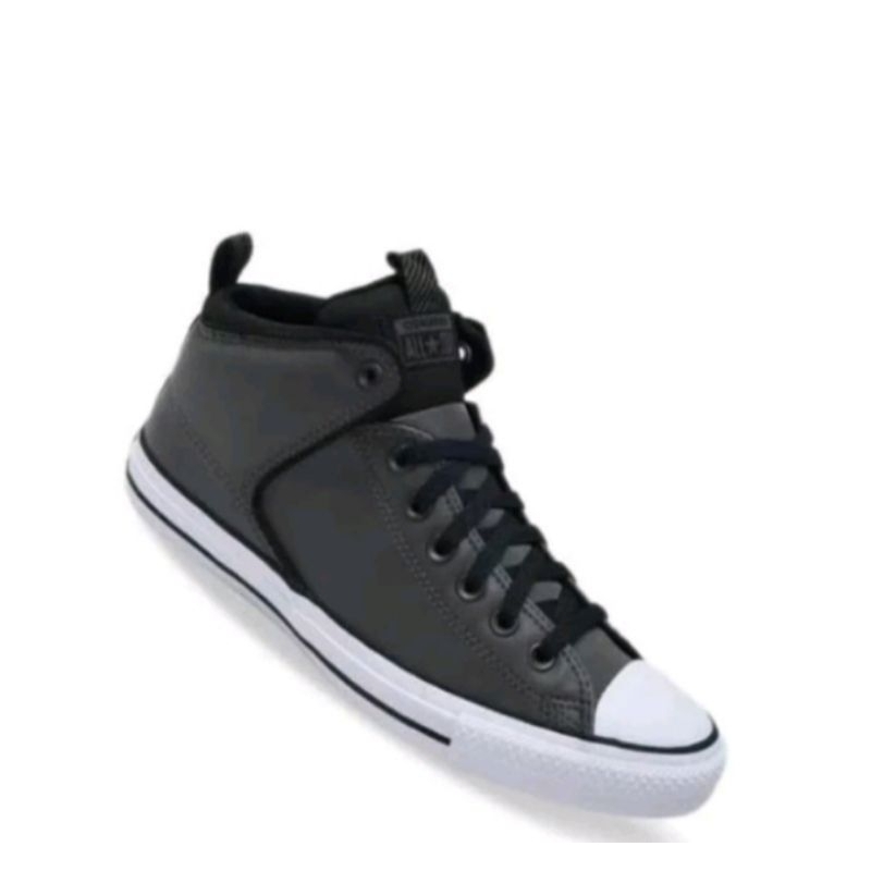 Limited edition Converse mid street grey leather 40, original 100%