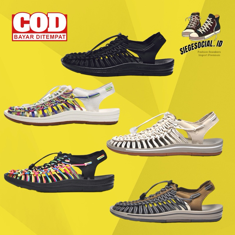 SIEGE - SANDAL TALI PRIA WANITA - SANDAL KEEN PRIA/WANITA - SANDAL TALI RAJUT