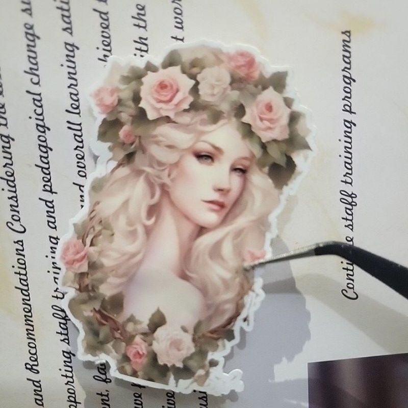 

Goddes of Rose 3 stiker bujo journaling scrapbook