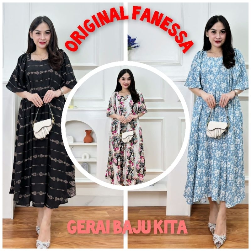 ARUMI DRESS/DRESS FANESSA HOMEDRESS/DASTER SULTAN/DASTER CANTIK/DASTER KEKINIAN/DASTER RAYON PANJANG
