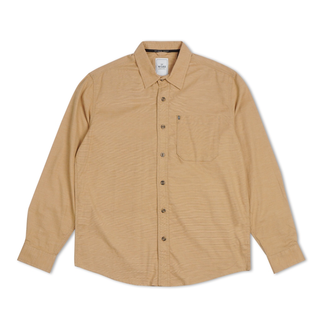 Kemeja MGEE Original - Kemeja Kerja Lengan Panjang Original MGEE Texas CKPS 023 Mustard