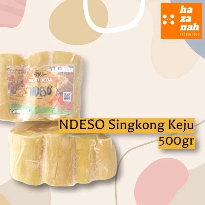 

Ndeso Singkong Keju 500gr (frozen)