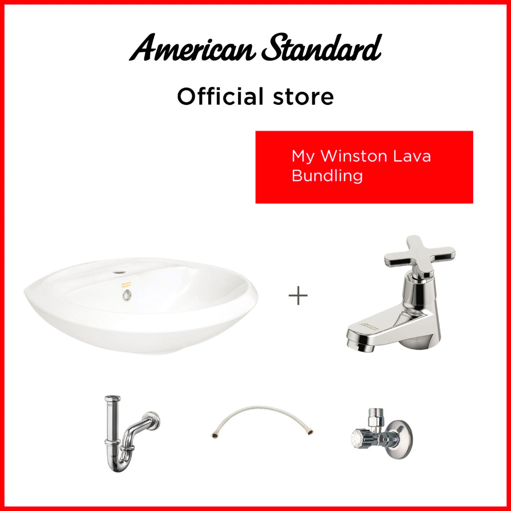 American Standard Wastafel - My Winston Lava Bundling Set