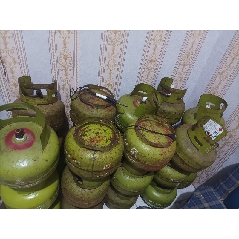 tabung gas elpiji 3kg/ tabung plus isinya/tabung gas termurah/tabung gas melon/tabung gas instan kurir