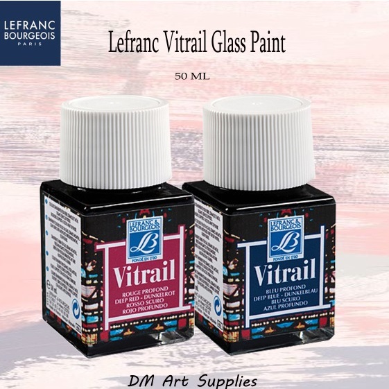 

Lefranc and Bourgeois Vitrail Glass Paint Cat Kaca Prakarya 50ml