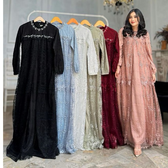 ZEVANA DRESS//DRESS WANITA //DRESS PESTA//DRESS TANAH ABANG