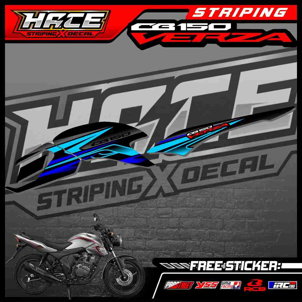 368 STRIPING STICKER CB 150 VERZA - STRIPING CB VERZA 150 PREMIUM GRAFIK