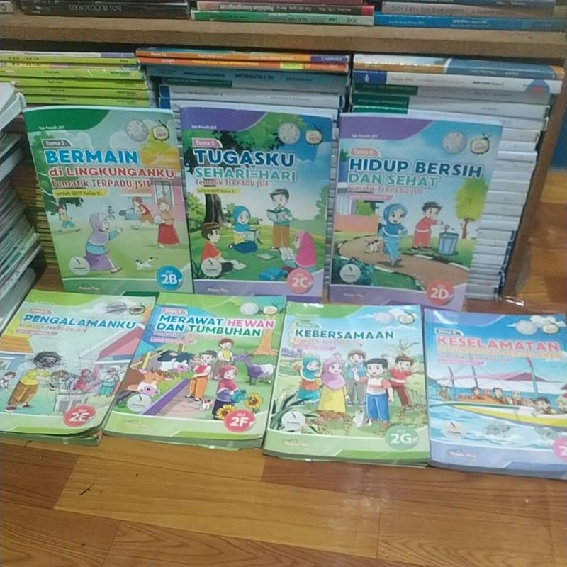 Tematik Terpadu Jsit Untuk SDIT  Kelas 2 Jilid 2B,2c,2d,2e,2f,2g,2h Pustaka Mulia