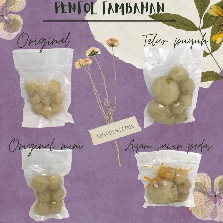 

Pentol tambahan Baso Aci/ seblak