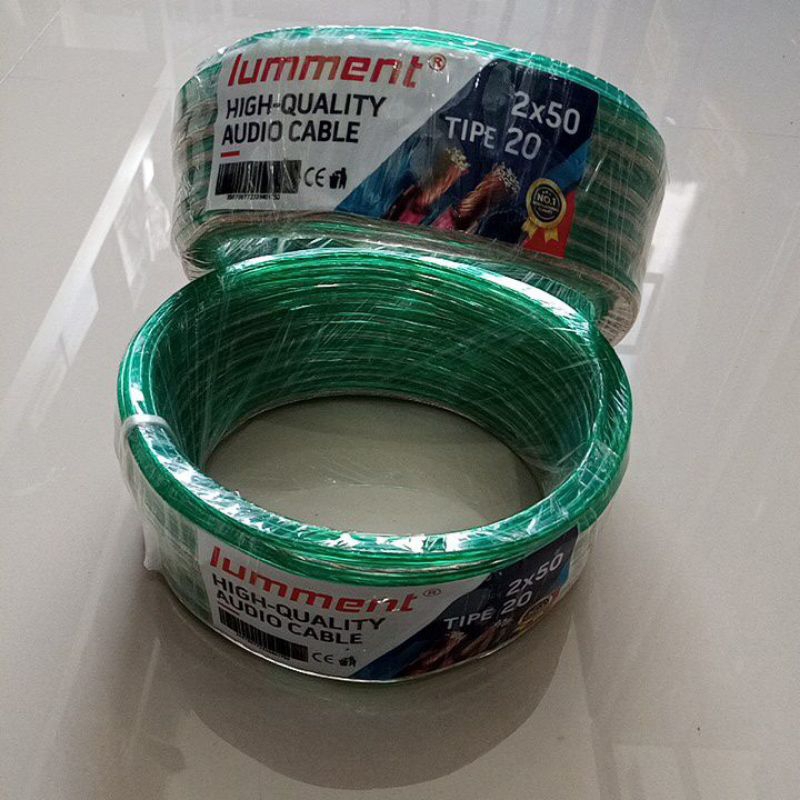 Kabel Listrik Transparan Serabut / Kabel Lumment 2×50