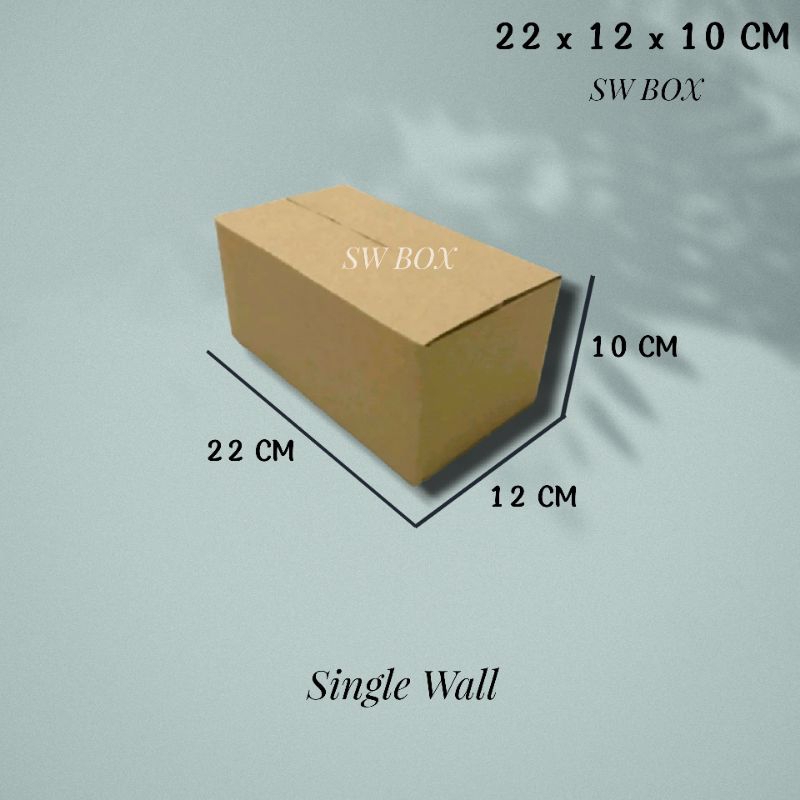 

Kardus Ukuran 22x12x10 CM Box untuk packing ST