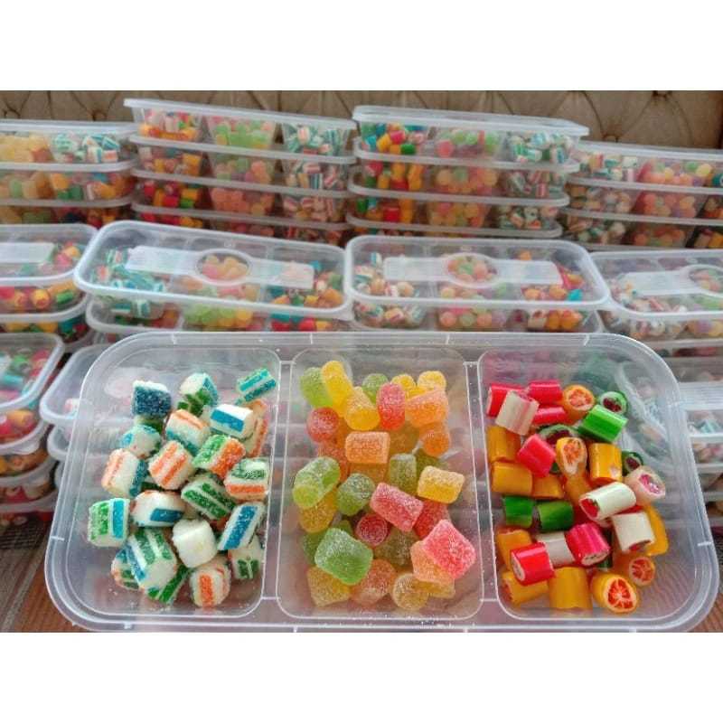 

Permen Sekat 3 | sticky candy | fruity candy | marble candy | permen tiktok viral | produsen permen viral termurah | hampers anak | permen viral