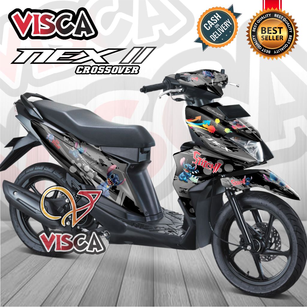 Decal Suzuki Nex 2 Full Body Stiker Motor Suzuki Nex Crossover Full Body Striping Suzuki Nex 2 Stitc