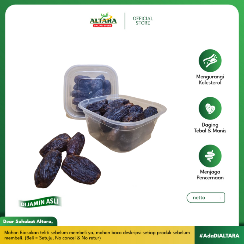 

Kurma Barari Medjool California USA Premium 250gr