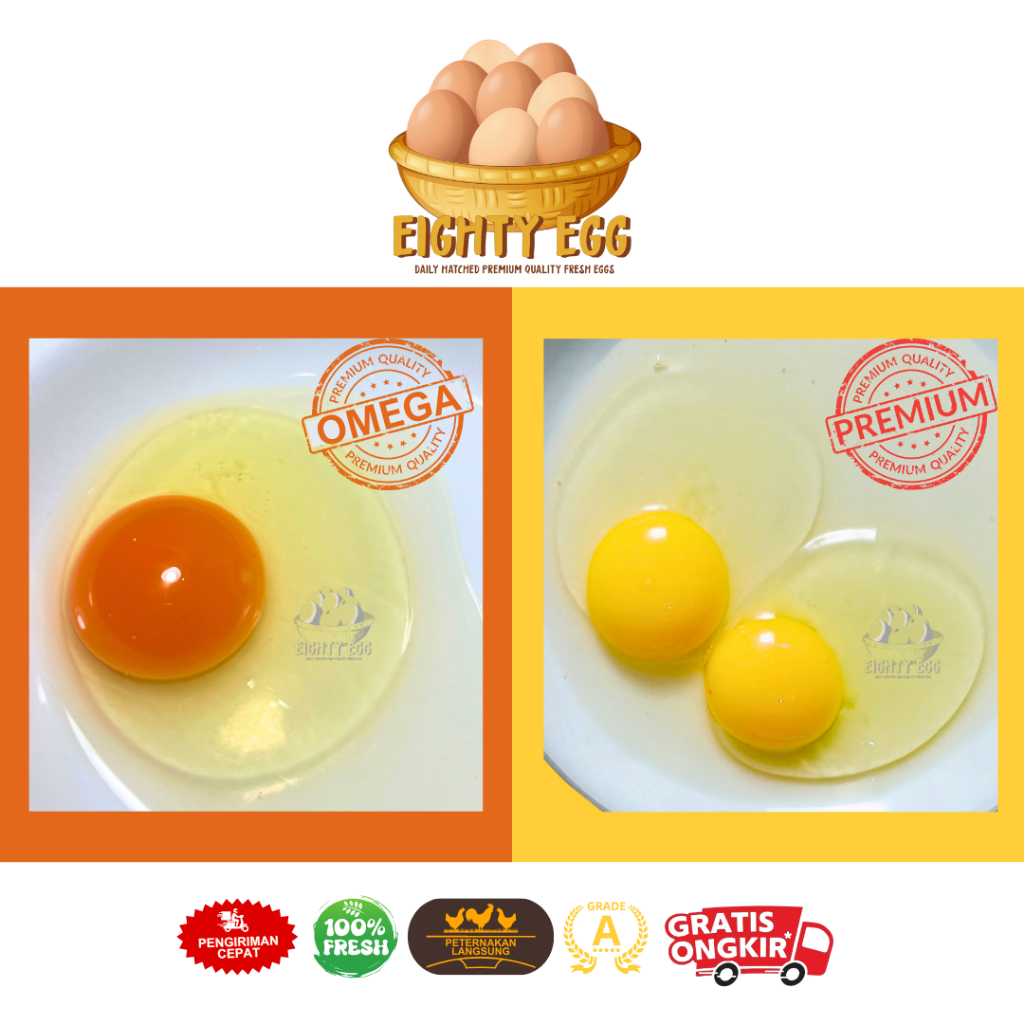 

RB Telur Ayam Negeri OMEGA 3 - 15 KG GRADE A Fresh Bersih Kualitas Terbaik