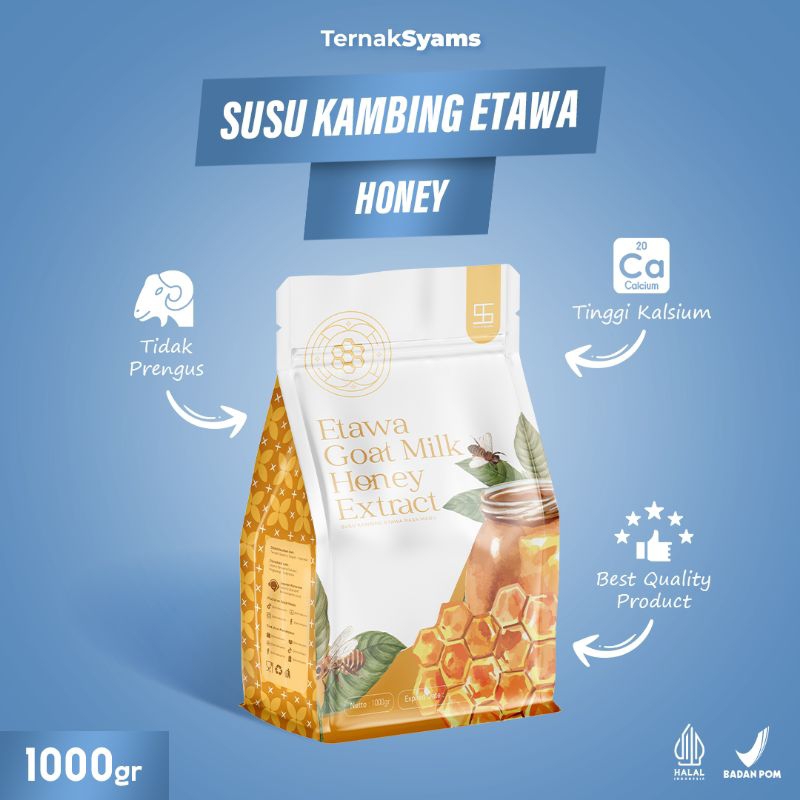 

susu kambing premium ternaksyam rasa madu