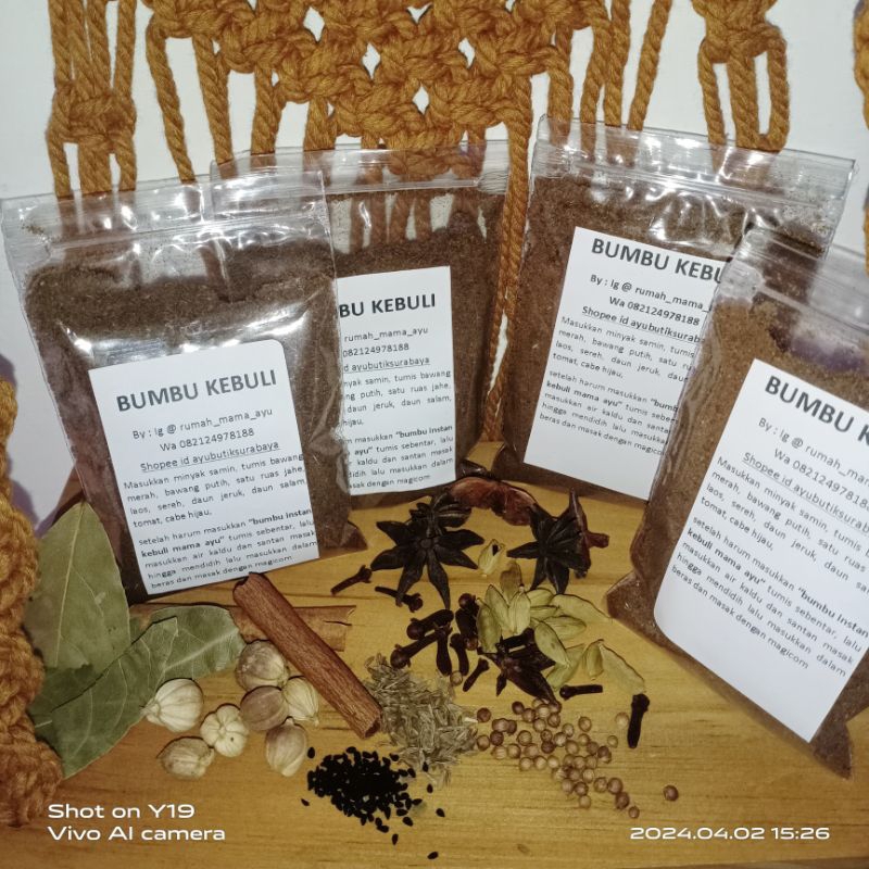 Bumbu kebuli / bumbu instan kebuli / bumbu nasi kebuli