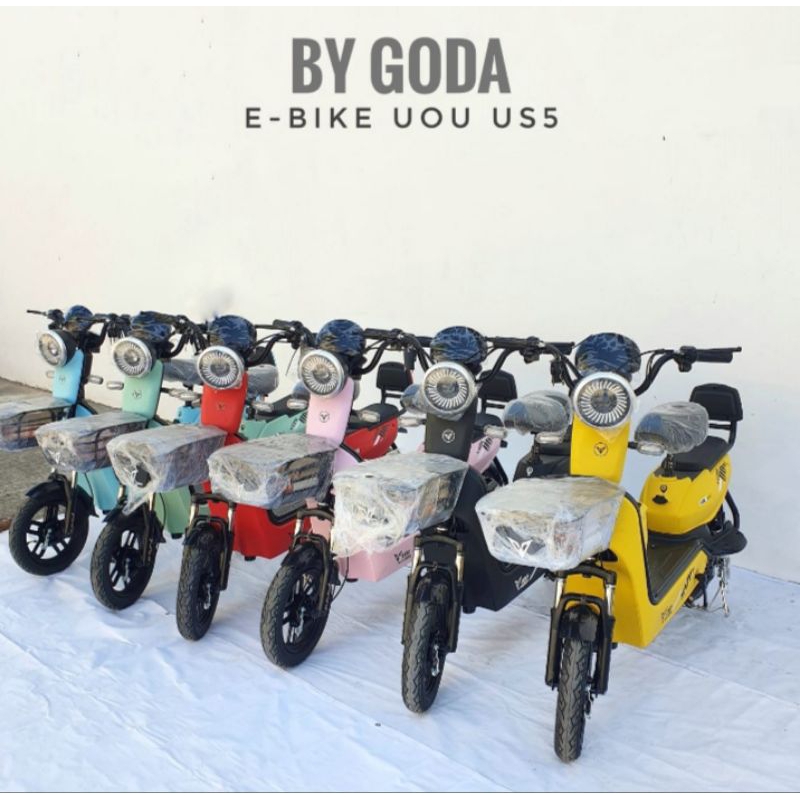 sepeda listrik UOU US 5 by GODA 145.kualitas paling bagus, murah anti air