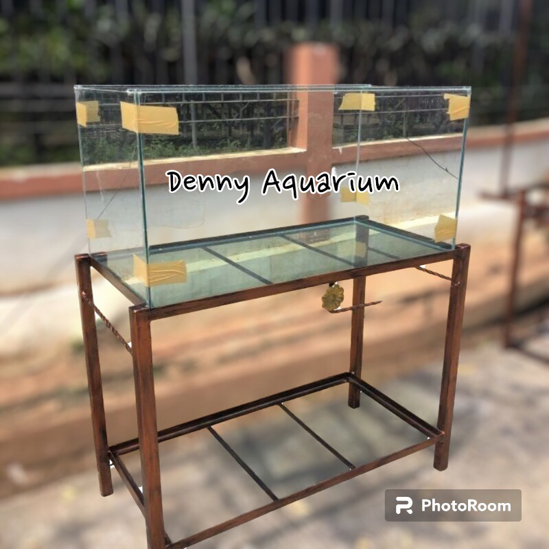 AQUARIUM  80x40x40 Dan Rak Aquarium
