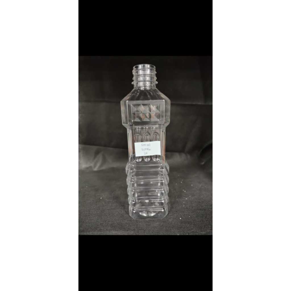 Botol plastik kotak / Botol minyak 500 ml PER 10 PCS