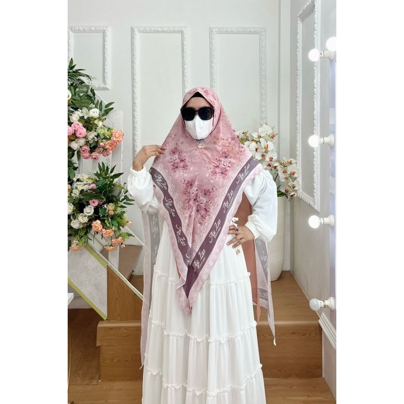 khimar Printing / hijab printing / khimar motif aje zas / jilbab motif