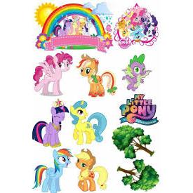 TOPPER LITTLE PONY | TOPPER KARAKTER KUDA PONI | TOPPER KUE ULTAH