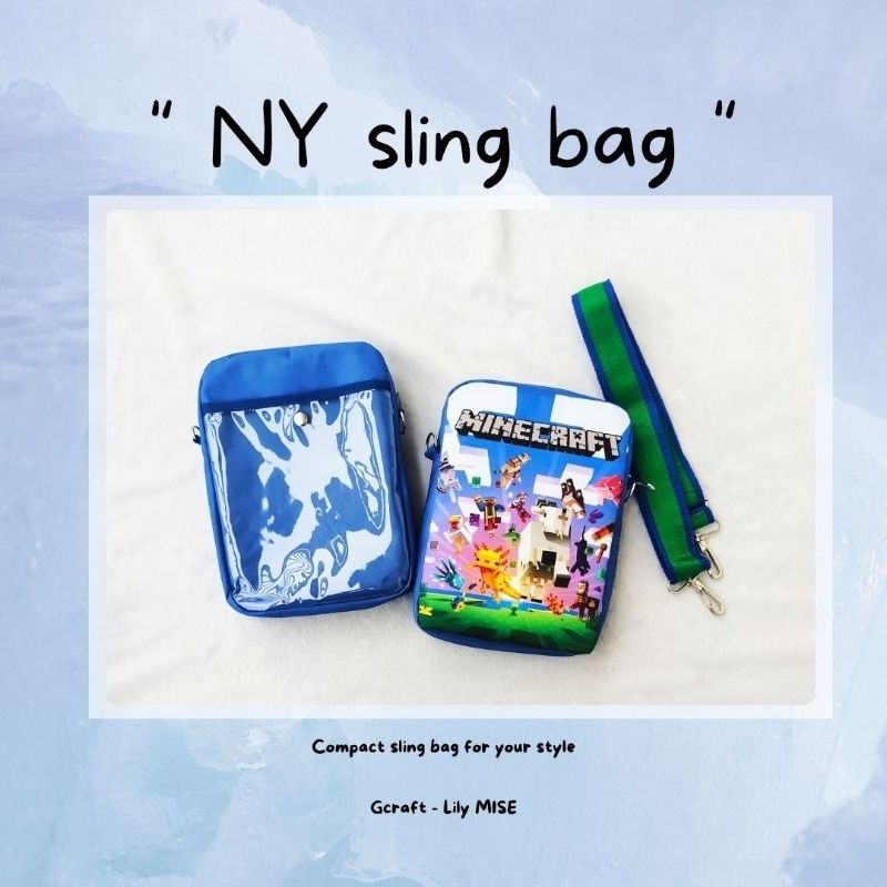 ny sling bag - tas selempang - sling bag - tas sling - tas bahu - cross body bag - crossbody bag