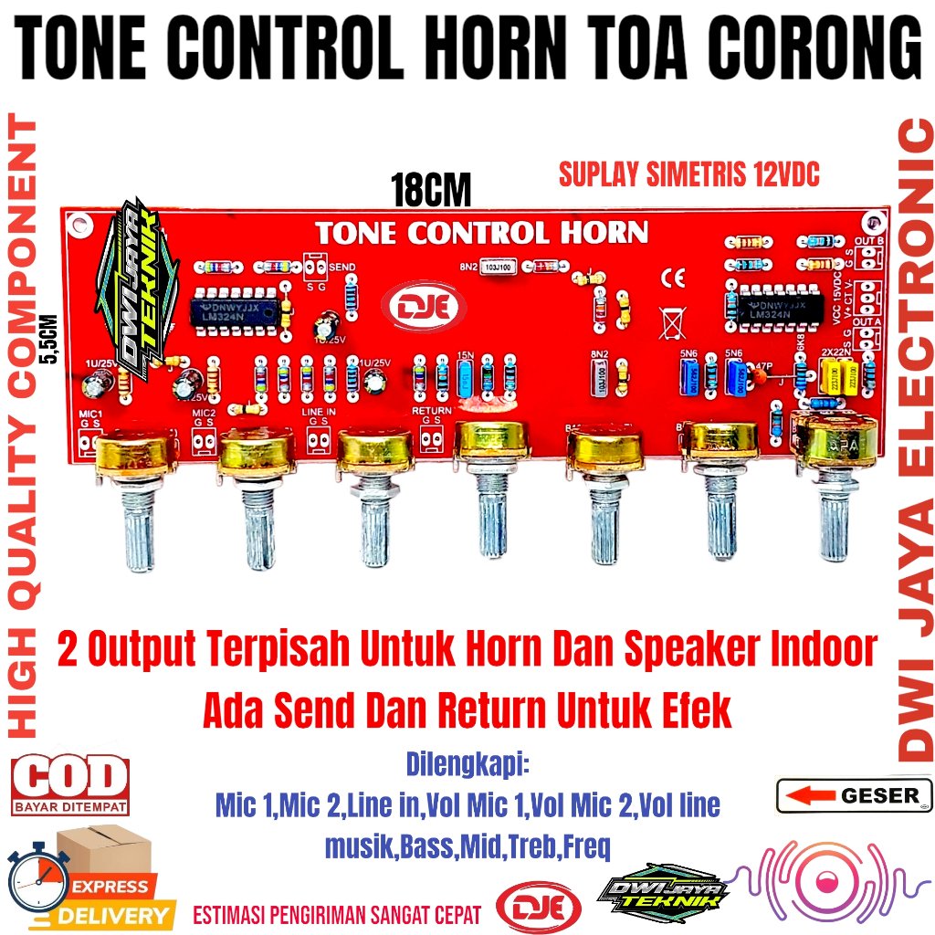 Tone Control Toa Atau Corong Masjid