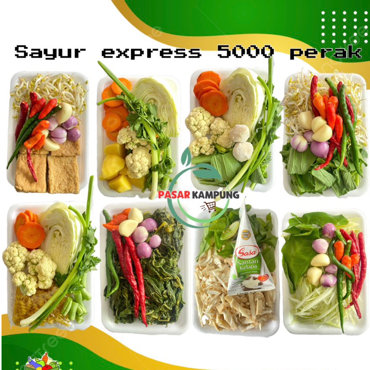 

paket sayur siap masak / foodprep sayur / sayur sop / tumis kangkung