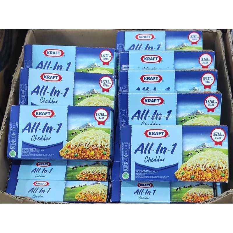 

Keju KRAFT cheddar all in 1 one 150gr HARGA PER PCS