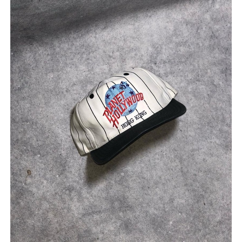 VTG TWOTONE HAT PLANET HOLLYWOOD