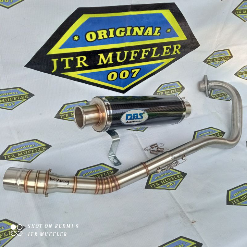 Knalpot racing Dbs carbon Jupiter mx 135 Mx king 150