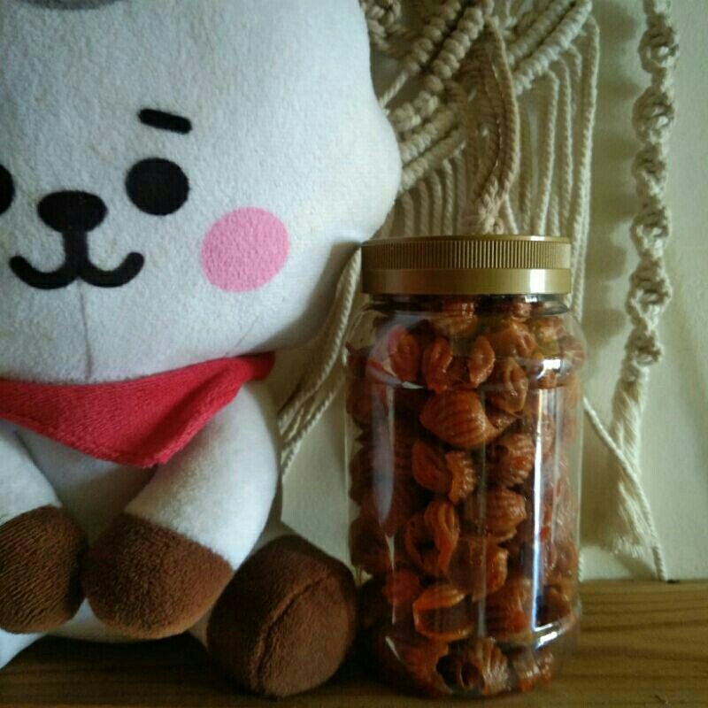 

camilan cemilan makaroni kerang padas gurih/snack/makanan ringan/oleh-oleh/homemade