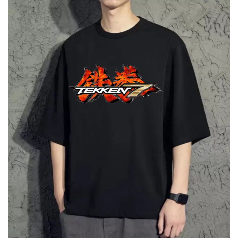 Kaos Game Tekken7 Cowok/Kaos lengan pendek game Tekken7 Cowok