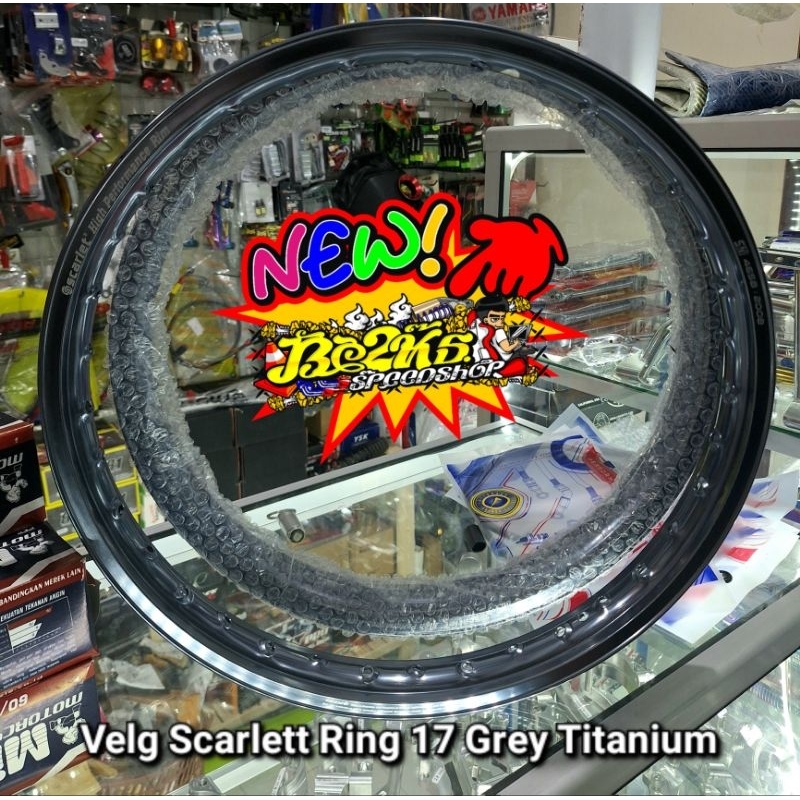 Velg Scarlet Ring 17 Grey Titanium