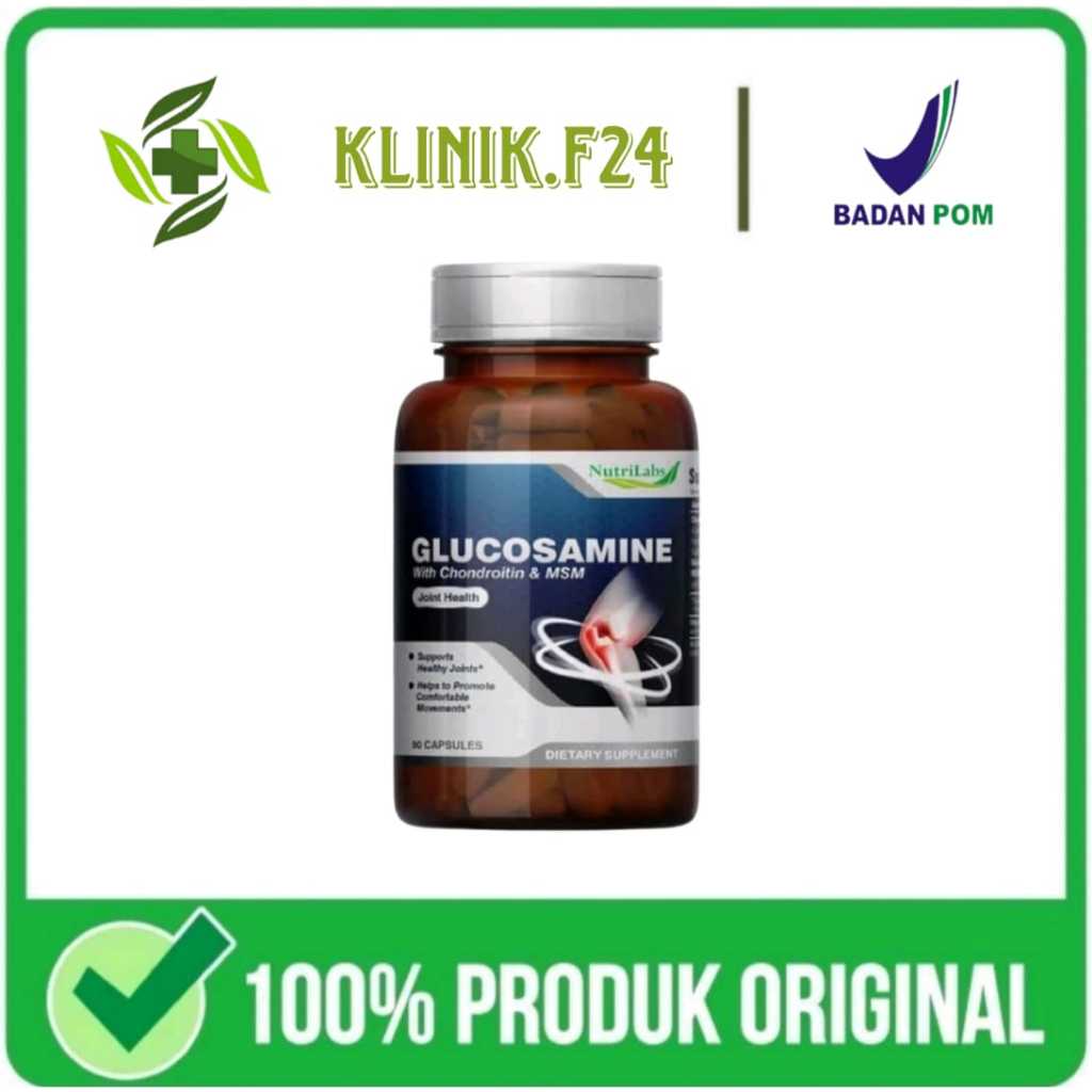 Glucosamine 100% Asli Original Obat Herbal Nyeri Sendi Asam Urat Terbukti Hasiatnya BPOM