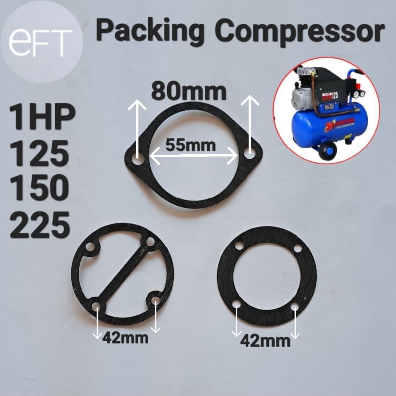 Packing Set Compressor Lakoni 1HP - 1.5HP